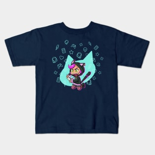 Cassi the Catgirl- Gamercat Kids T-Shirt